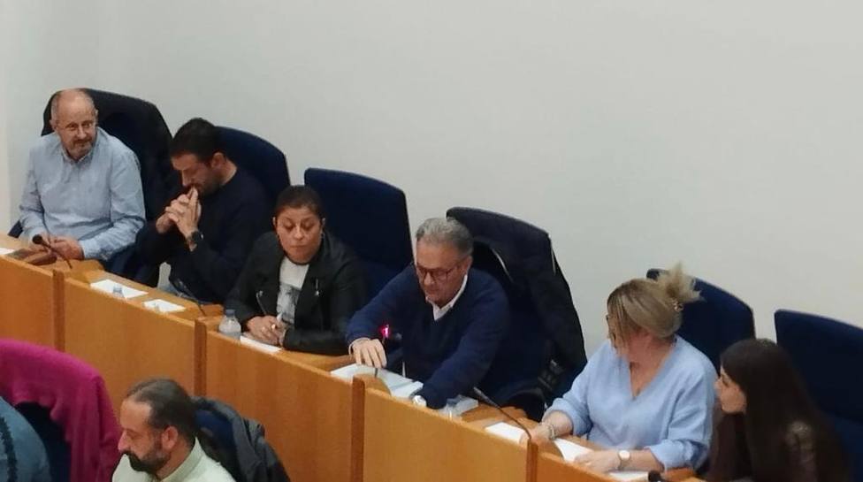 El portavoz del PP de Narón participando en un pleno del ayuntamiento