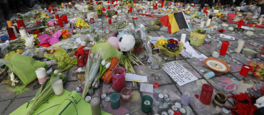 Homenaje a las víctimas de los atentados de Bruselas. REUTERS
