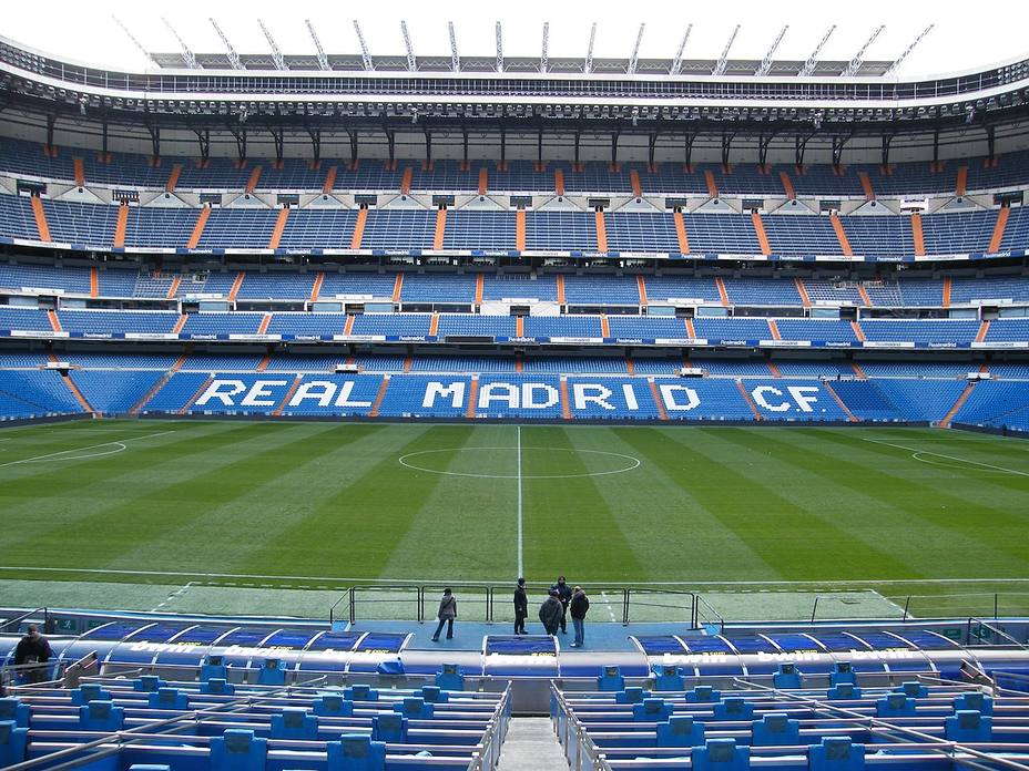 El estadio Santiago Bernabéu. Wikipedia
