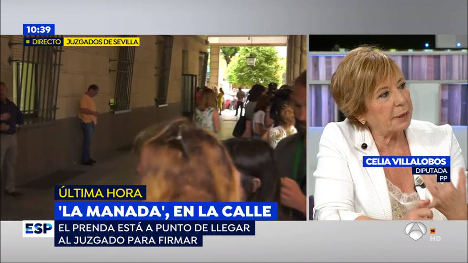 Las polémicas declaraciones de Celia Villalobos sobre La Manada