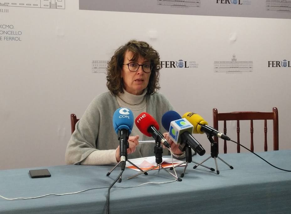 Ana Rodríguez Masafret, portavoz del gruo municipal del Ciudadanos en Ferrol