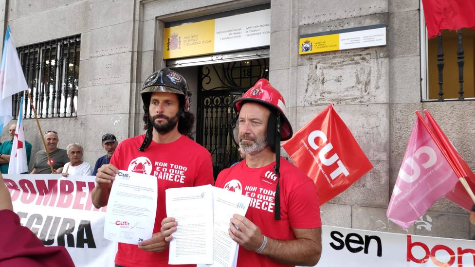 Bomberos de Vigo en huelga indefinida