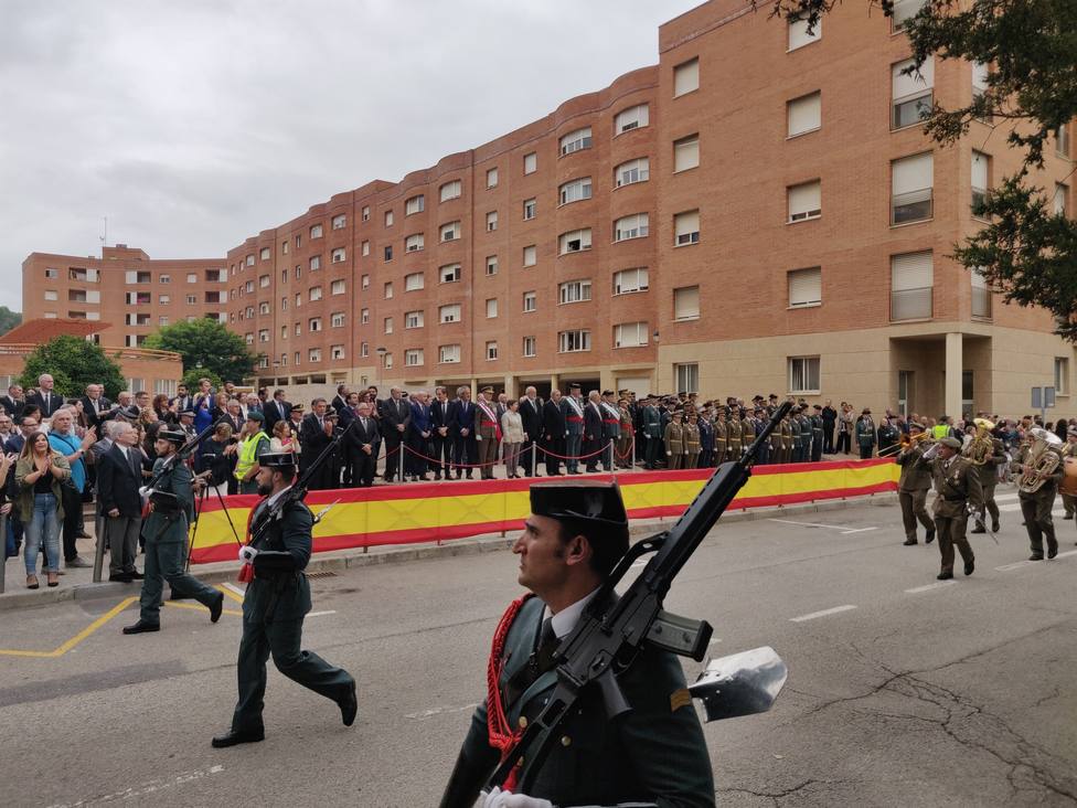 Desfile por el dÃ­a de la Patrona de la Guardia Civil en Catalunya