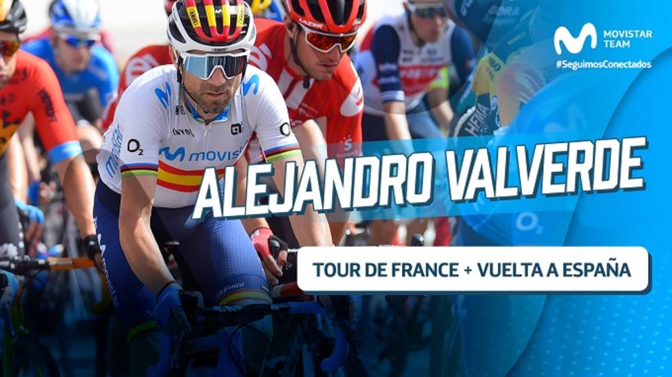 Movistar Team selección a Valverde para Tour y Vuelta a España
