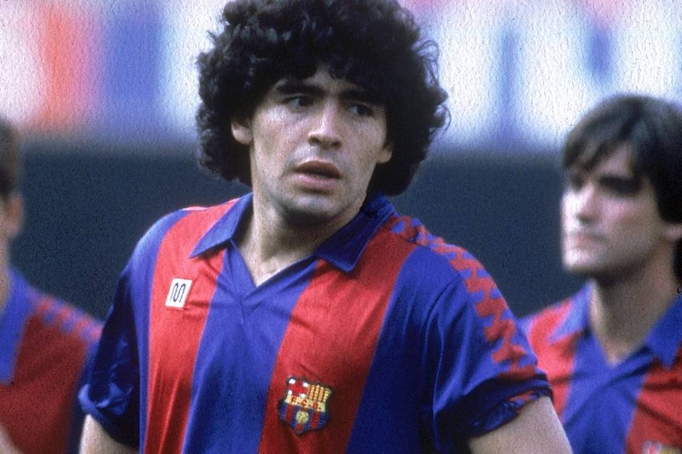 Maradona, en su etapa como jugador del Barcelona en la temporada 82-83