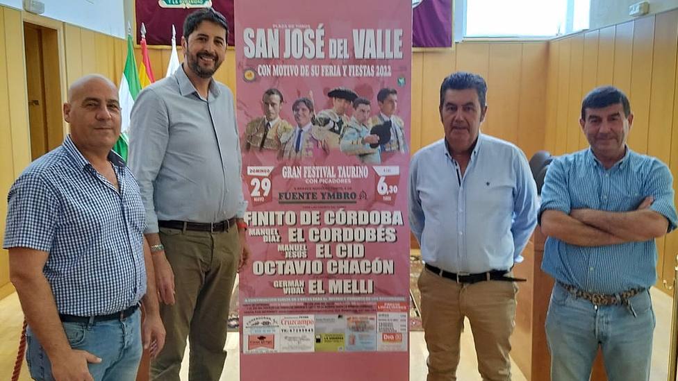 Presentación del cartel del festival benéfico de San José del Valle (Cádiz)