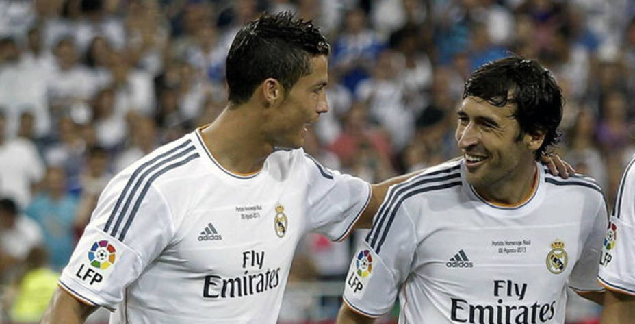 Cristiano y Raúl, en la época en la que coincidieron en el Real Madrid