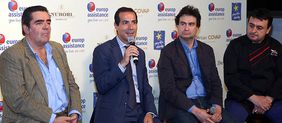 Martínez Erice, Salvador Victoria, Pepe Rodríguez Rey y Luis Martín en la presentación del Tendido 11. MADRID.ORG