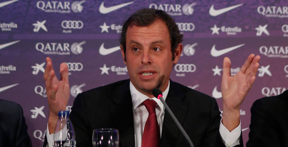 Sandro Rosell podría dimitir como presidente del Barcelona. Reuters.