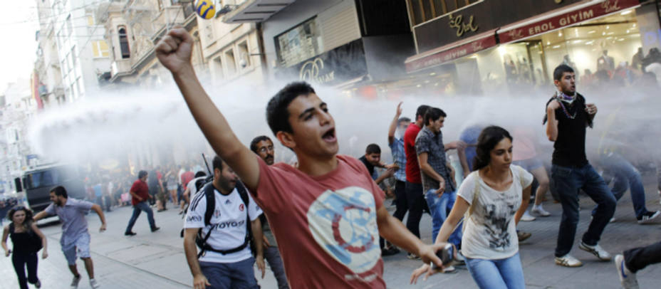 Protestas en Turquía. Foto: Reuters.