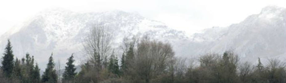 El monte Amboto (Abadiño,Vizcaya) totalmente nevado.EFE