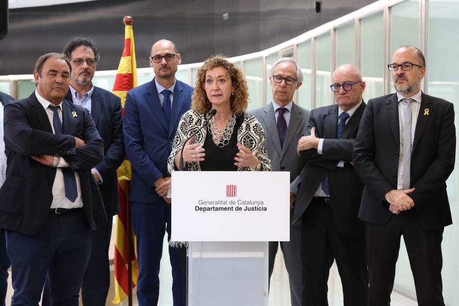Consejera catalana de Justicia califica de gesto que no vale para nada que la Abogacía descarte el delito de rebelión