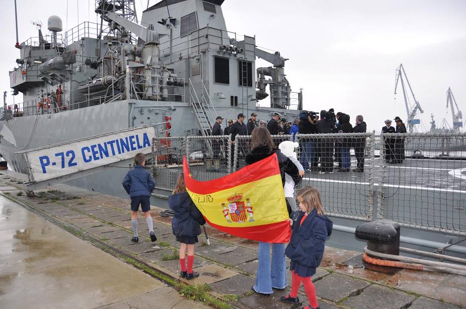 Foto de archivo de una llegada al Aresenal de Ferrol del Centinela