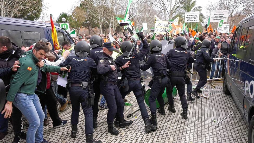 La Delegada Gobierno en Extremadura considera que la actuación de la Policía ha sido proporcionada