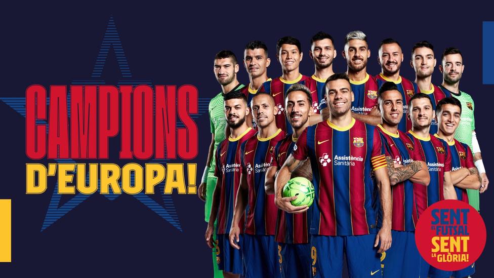 El Barcelona, campeón de la Champions League de fútbol sala