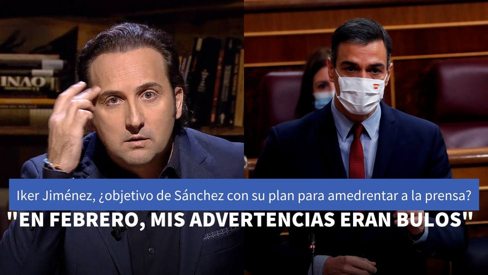 Iker Jiménez desvela qué podría pasarle a Cuarto Milenio si el Gobierno censura a los medios