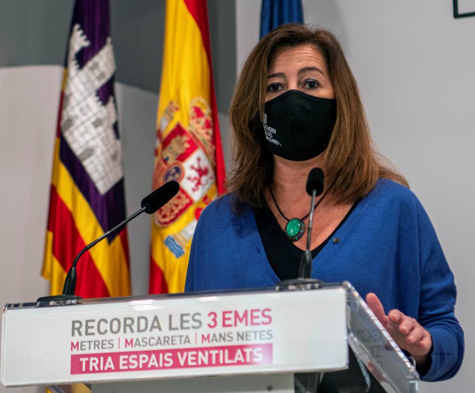 Armengol aboga por estrategias comunes de Baleares, Cataluña y Comunitat Valenciana ante el Gobierno