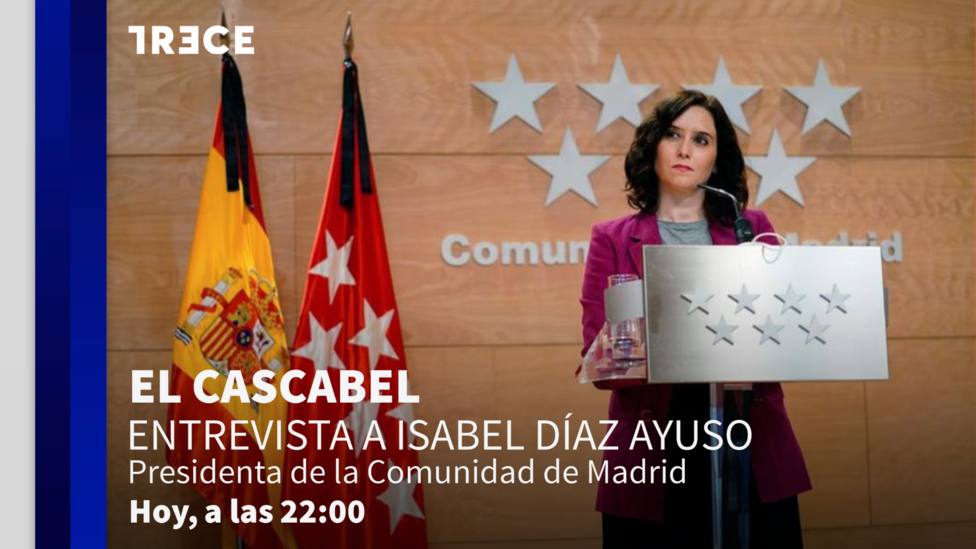 Isabel Díaz Ayuso esta noche en ‘El Cascabel’