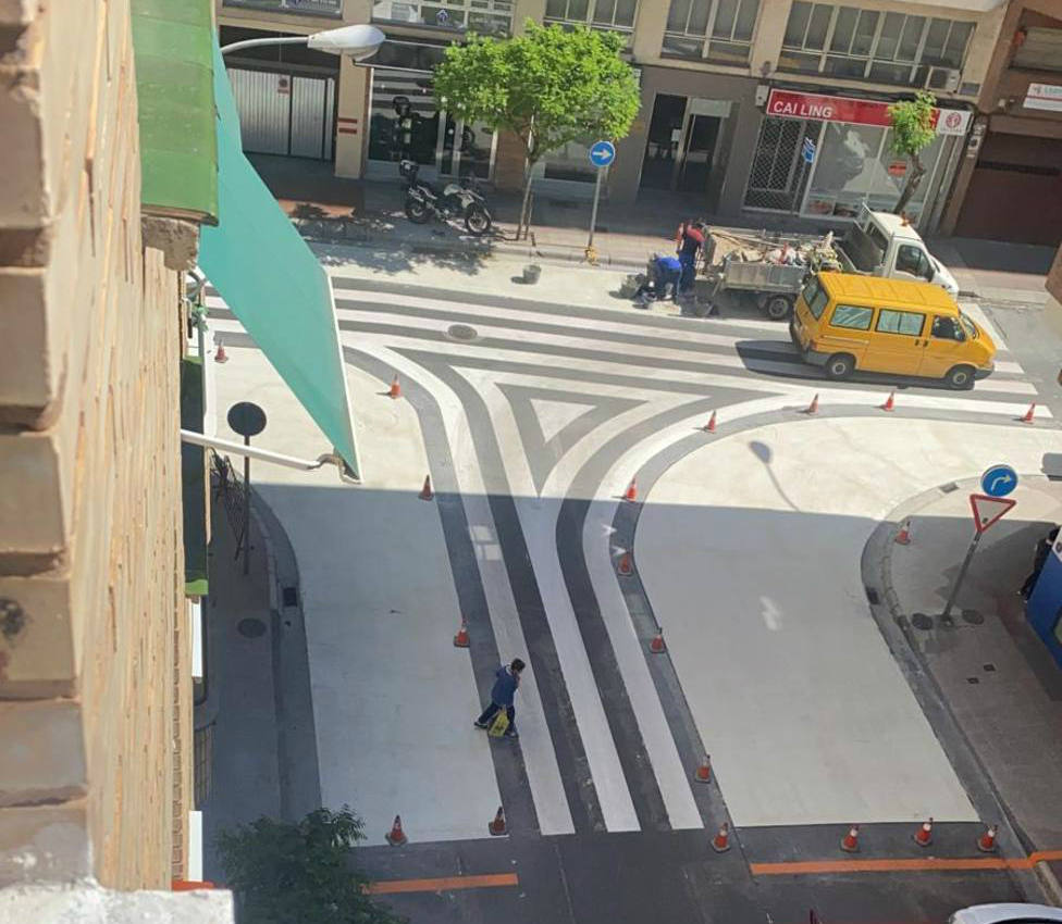 La calle Fundición de Logroño se consolidará como calle de prioridad peatonal con más arboles y mobiliario