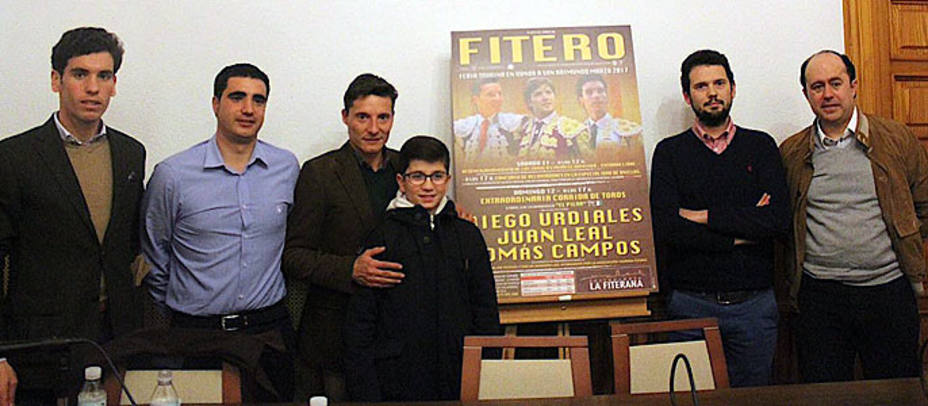 Diego Urdiales y Tomás Campos estuvieron presentes en la presentación de la corrida de Fitero. TAUROPRESS