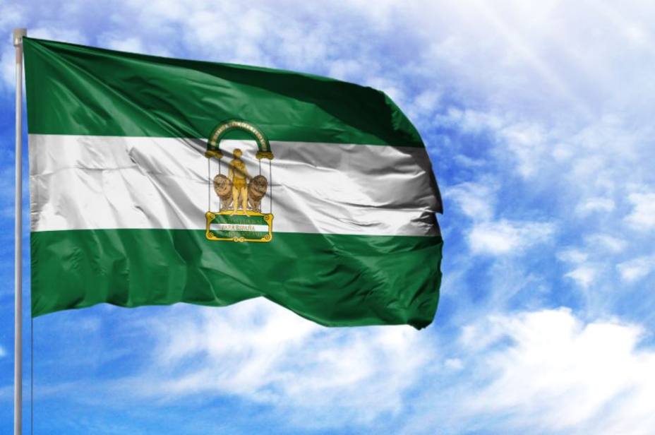 La bandera de Andalucía