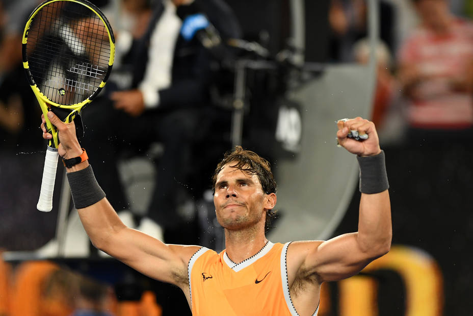 Rafa Nadal arrolla al estadounidense Tiafoe y se cita en semifinales con el griego Tsitsipas