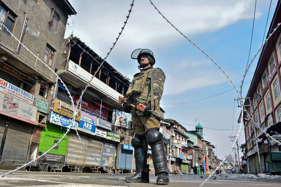 Huelga general en Cachemira en protesta por los ataques a cachemires en India