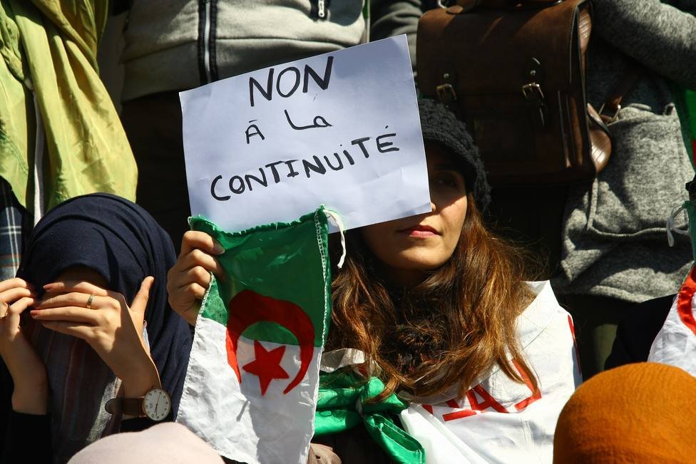 Magistrados de Argelia se manifiestan para reclamar una justicia libre e independiente
