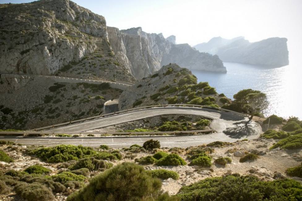 Una imagen de archivo de la carretera de Sa Calobra, Mallorca