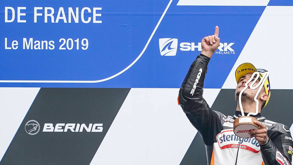 Aron Canet, uno de los vencedores del GP de Francia de motociclismo en 2019. CORDONPRESS