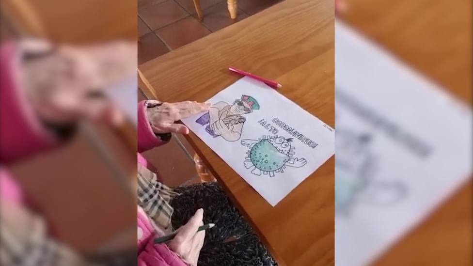 Guardia Civil y Ayuntamiento de Fuente Palmera organizan un concurso de dibujo en la residencia de mayores