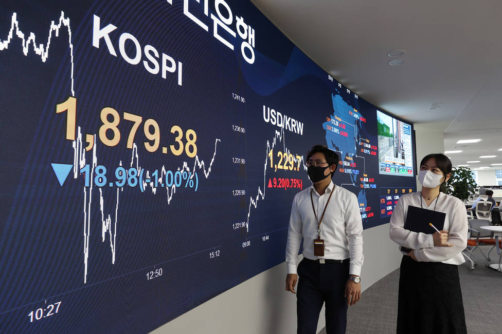 South Korea stock exchange in Seoul