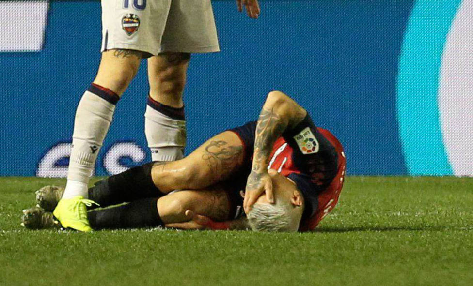 El Chimy Ávila se duele de su lesión la pasada temporada (Cordon Press)
