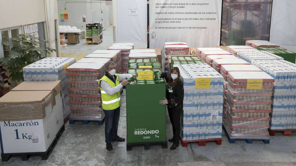 Mercadona dona más de 1.600 toneladas de alimentos a los más vulnerables