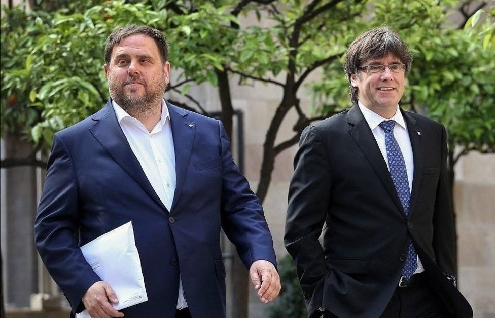 El reencuentro de Puigdemont y Junqueras se producirá el miércoles
