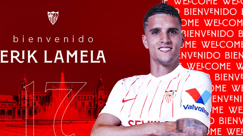 El Sevilla anuncia el fichaje de Erik Lamela