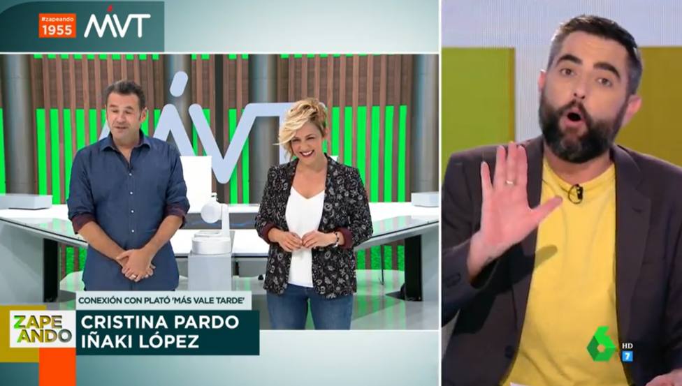 Iñaki López lanza una pulla a Dani Mateo por la diferencia de edad con su novia: Mejor que tú