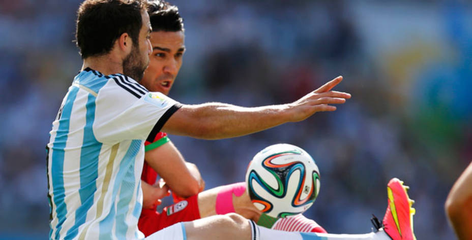 Higuaín, delantero de la selección argentina. REUTERS