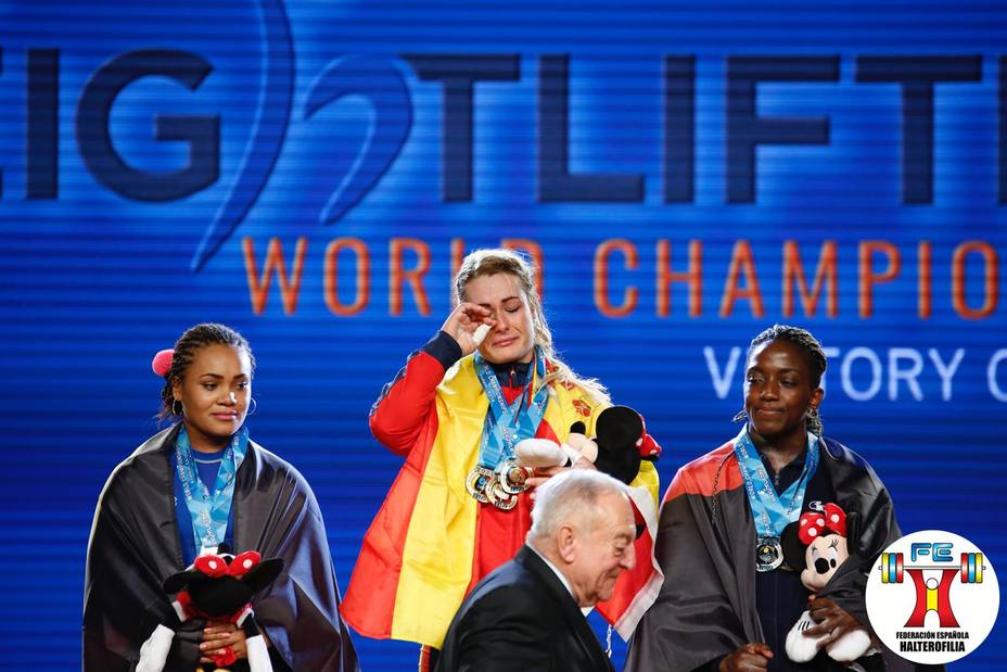 Lydia Valentín, campeona del mundo
