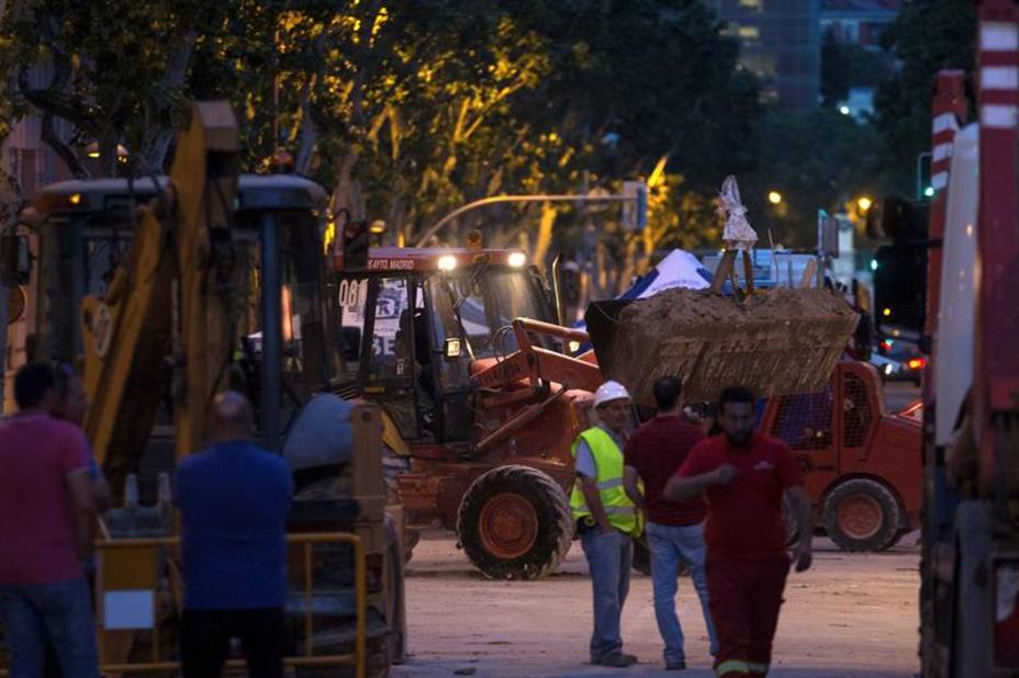 Localizan el cadáver del segundo obrero en el derrumbe de Madrid