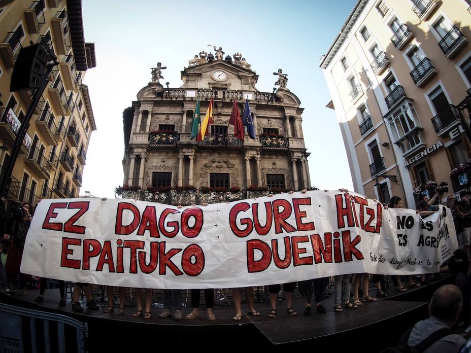 El grito de no es abuso, es violación vuelve a las calles de Pamplona