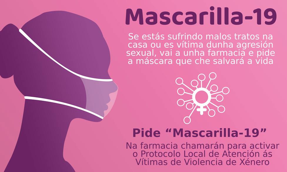 Cartel de la campaña Mascarilla-19, impulsada por el Concello de Ribadeo