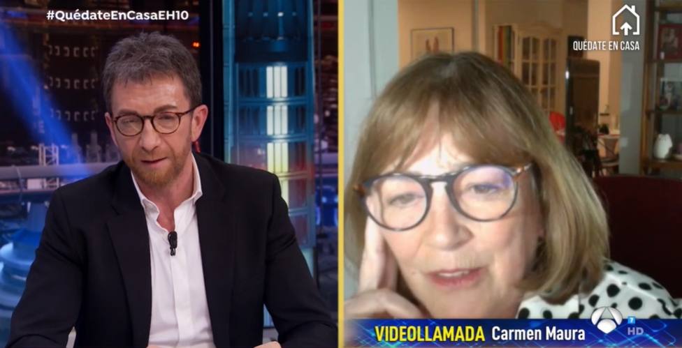 El desánimo de Carmen Maura en El Hormiguero: Los mayores seremos los últimos en salir