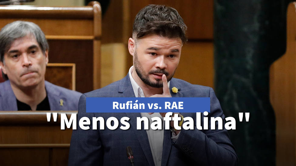 El ataque de Rufián a la RAE por esta norma lingüística: “Menos naftalina, señoros”