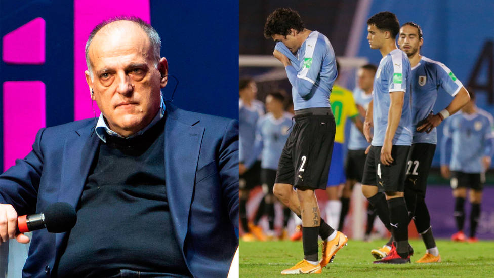 Javier Tebas presentará una queja a raiz del enfado del Atlético de Madrid con la Federación de Uruguay