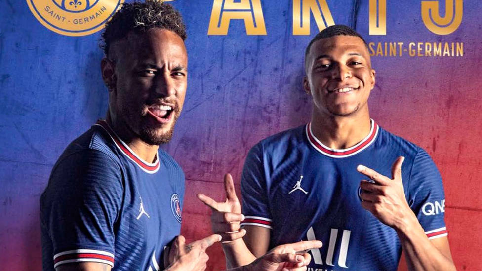 Neymar y Mbappé, protagonistas de la revista del PSG de septiembre de 2021