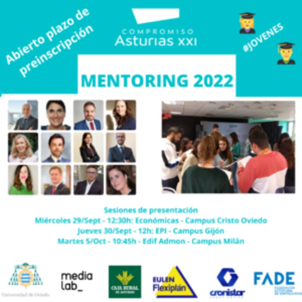Cartel del programa Mentoring 2022
