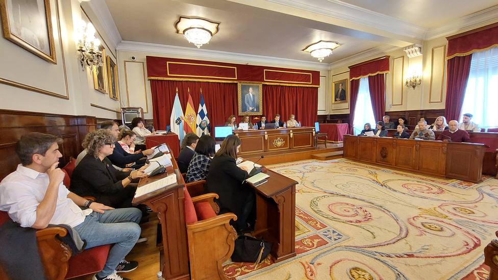 Sesión plenario celebrada este martes en el Ayuntamiento - FOTO: Concello de Ferrol