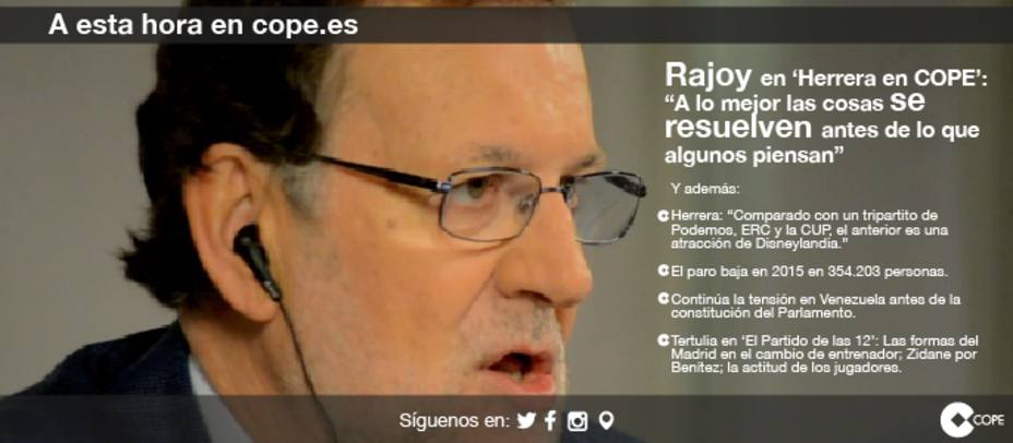 La entrevista a Mariano Rajoy y otros 4 sonidos que no puedes perderte