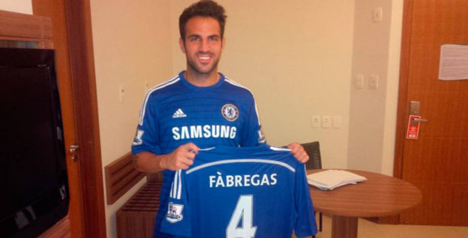 Fábregas jugará en el Chelsea las cinco próximas campañas. Foto: Chelsea.